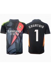 Real Madrid Thibaut Courtois #1 Doelman Voetbaltruitje Uit tenue 2024-25 Korte Mouw